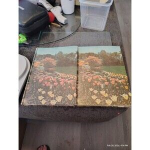 Vintage 1964 New Illustrated Encyclopedia of Gardening Vol 1 & 2 Greystone Press